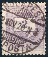 O 1881 2kr II. "B" 11 1/2-es Fogazás - Other & Unclassified