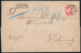 1878 3 X 5kr Ajánlott Levélen "NAGYKÁLLÓ" - Debrecen - Other & Unclassified