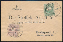 1901 Levél 2kr + 3kr Bérmentesítéssel és "GYULA-FEHÉRVÁR-BUDAPEST" Vasúti Mozgóposta Bélyegzéssel - Otros & Sin Clasificación