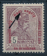 ** 1915 Hadisegély II. 5K Felül Lemezszakadás / Mi 178 With Plate Flaw - Autres & Non Classés