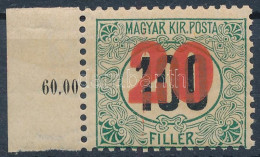 ** 1915 Kisegítő Portó 20f/100f (41) IV. Vízjellel (15.000) - Andere & Zonder Classificatie