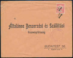 ~1915 Levél Turul 10f Bélyeggel és Szükségbélyegzéssel (állítólag Fehértemplom) / Cover With Auxiliary Postmark - Altri & Non Classificati