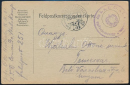 1915 Tábori Posta Levelezőlap / Field Postcard "Stabskompagnie Des K.u.k. 61. I.T.D." + "TP 251" - Sonstige & Ohne Zuordnung