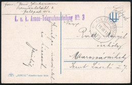 1917 Tábori Posta Képeslap "K.u.k. Armee-Telegrafenabteilung No.3." + "FP 413 B" - Other & Unclassified