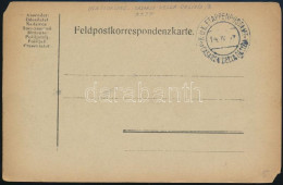 1918 Címzetlen Tábori Posta Képeslap / Blanco Field Postcard "EP CASARSA DELLA DELIZIA A" - Sonstige & Ohne Zuordnung