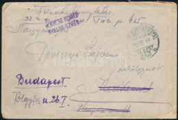 1918 Tábori Posta Boríték "M.KIR. 32 HONVÉD GYALOG EZRED" + "TP 415" - Altri & Non Classificati