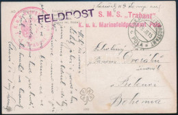 1915 Tábori Posta Képeslap "S.M.S. Trabant" - Other & Unclassified