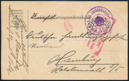 1916 Tábori Posta Levelezőlap "K.U.K. KRIEGSMARINE S.M.S. SLAVIJA" - Sonstige & Ohne Zuordnung