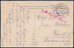 1917 Tábori Posta Képeslap "S.M. Schiff Mars" - Other & Unclassified
