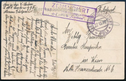 1917 Tábori Posta Képeslap "S.M.S. Custoza" - Sonstige & Ohne Zuordnung