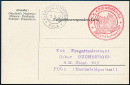 1917 Tábori Posta Levelezőlap "S M D San Mauro" - Other & Unclassified