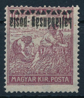 * Nyugat-Magyarország III. 1921 Arató 10f Fordított Felülnyomással, Bodor Vizsgálójellel - Autres & Non Classés