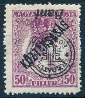 * Nagyvárad 1919 Zita /Köztársaság 50f Fordított Felülnyomással, Bodor Vizsgálójellel - Other & Unclassified