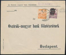 1920 Levél 60f Bérmentesítéssel, A Búzakalász Elcsúszott Felülnyomással / Cover With 60f Franking - Other & Unclassified