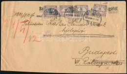 1923 Levél 4 X Hivatalos 10K Bérmentesítéssel - Other & Unclassified