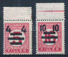 ** 1931 Kisegítő Portó B Sor MBK 124-125 (7.000) - Other & Unclassified