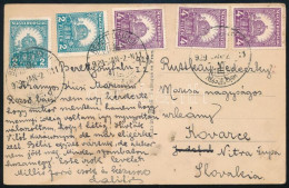 1929 Képeslap Szlovákiába 16f Bérmentesítéssel - Other & Unclassified