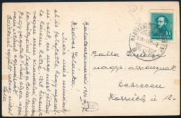 1934 Képeslap "NAGYKANIZSA-BUDAPEST" Vasúti Mozgóposta Bélyegzéssel - Other & Unclassified