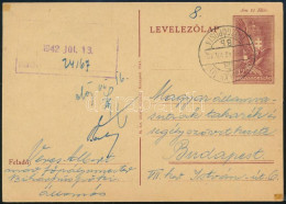 1942 Levelezőlap "MAGYAR KIRÁLYI / MOZGÓPOSTA" - Other & Unclassified