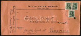 1944 Minta érték Nélkül 3 Bélyeggel - Andere & Zonder Classificatie