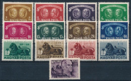 ** 1945 Vértanúk Sor + Bajcsy-Zsilinszky Endre + 1946 Bélyegjubileum Sor (3.800) - Altri & Non Classificati