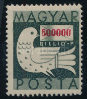 ** 1946 Billiós 500.000P Rákel Csíkkal / Mi 932 With Paint Stripe - Otros & Sin Clasificación