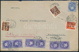 1946 (14. Díjszabás) Levél 10 Db Bélyeggel / Cover With 10 Stamps - Andere & Zonder Classificatie