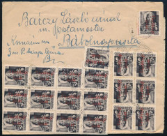 1946 (18. Díjszabás) Levél 50 Db Távolsági Levél/18f Bélyeggel (+1 Bélyeg Leragasztva) / 50 X Mi 874 On Cover - Altri & Non Classificati