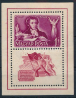 ** 1949 Puskin Fogazott Blokk (4.000) - Altri & Non Classificati