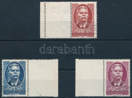 O 1951 Maxim Gorkij Sor 60f Bal Oldali üres Mezővel, 1Ft és 2 Ft Nagy ívszéllel - Autres & Non Classés