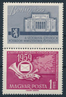 ** 1959 A Szocialista Országok Postaügyi Minisztereinek értekezlete (II.) - Berlin Pár, Benne Az Ismert Lemezhibákkal (g - Autres & Non Classés