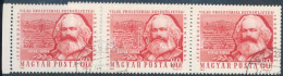 O 1964 Évfordulók - Események (II.) 60f Marx Hajtott 5-ös Csík ESFMÉNYEK Tévnyomattal - Sonstige & Ohne Zuordnung