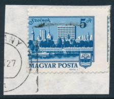 1975 Szolnok 5Ft Szépen Elfogazva Kivágáson - Andere & Zonder Classificatie