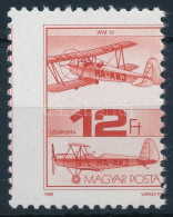 ** 1988 Repüléstörténet 12Ft Elfogazva / Mi 3988 Shifted Perforation - Other & Unclassified