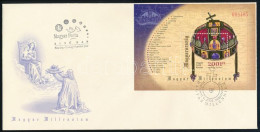 2001 Magyar Szent Korona Blokk FDC-n (6.000) - Sonstige & Ohne Zuordnung