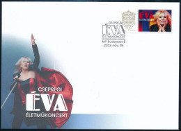 2023 Csepregi Éva életműkoncert Személyes Bélyeg FDC-n - Other & Unclassified