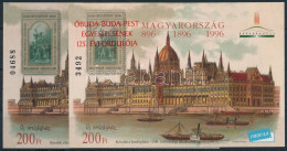 ** 1996/11 Millecentenárium Emlékív + 1998 Óbuda-Buda-Pest Karton Emlékív - Sonstige & Ohne Zuordnung