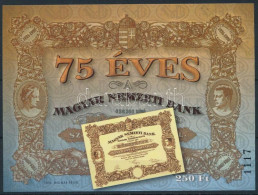 ** 1999 75 éves A Magyar Nemzeti Bank Emlékív - Sonstige & Ohne Zuordnung