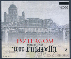 ** 2001/20 Esztergom Párkány Híd Felülnyomott Emlékív Fordított Felülnyomással - Altri & Non Classificati