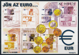 ** 2001 Jön Az EURO... Emlékív - Autres & Non Classés