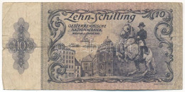 Ausztria 1950. 10Sch T:VG Austria 1950. 10 Schilling C:VG Krause P#127 - Unclassified