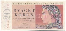 Csehszlovákia 1949. 20K T:VF / Czechoslovakia 1949. 20 Korun C:VF Krause P#70 - Unclassified