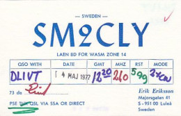 AK 185224 QSL - Sweden - Lulea - Radio Amateur