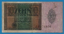 DEUTSCHES REICH 10 Billionen Mark 01.02.1924 # J.1371809 P# 137 - 10 Billionen Mark