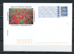 Z9-3  PAP Timbre N° PAP Visuel Lin Et Coquelicots Fleurs - PAP: Aufdrucke/Blaues Logo