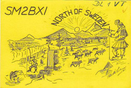 AK 185226 QSL - Sweden - Lulea - Radio Amateur