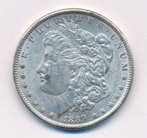 Amerikai Egyesült Államok 1889. 1$ Ag "Morgan" Kapszulában T:XF Patina, Ph. USA 1889. 1 Dollar Ag "Morgan" In Capsule C: - Unclassified