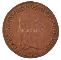 Ausztria 1812A 1/4kr Cu "I. Ferenc" T:AU Apró Repedés Austria 1812A 1/4 Kreuzer Cu "Francis I" C:AU Small Crack Krause K - Non Classés