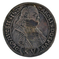 Osztrák Államok / Olmütz 1693. 15Kr Ag "II. Károly" (5,83g) T: XF,VF Vésett Haj, Kissé Hullámos Lemez Austrian States /  - Unclassified