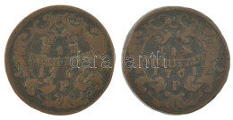 Csehország / Történelmi Tartomány 1761P 1kr Cu "Mária Terézia" + 1762P 1kr Cu "Mária Terézia" Prága T:F Bohemia 1761P 1  - Sin Clasificación